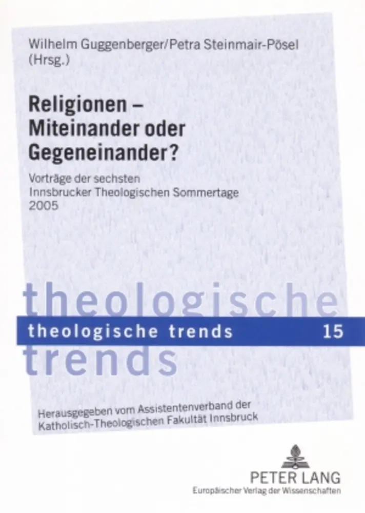 Cover: 9783631555156 | Religionen - Miteinander oder Gegeneinander? | Guggenberger (u. a.)