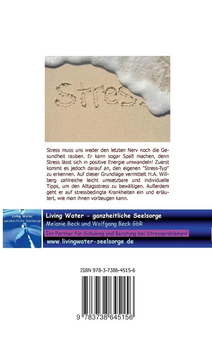 Rückseite: 9783738645156 | Mach das Beste aus dem Stress | Hans-Arved Willberg | Taschenbuch