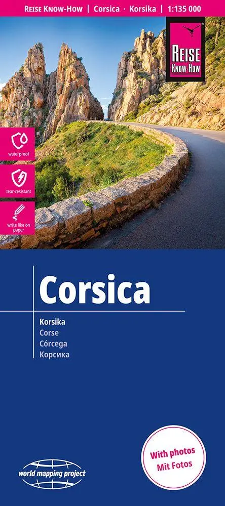 Cover: 9783831775156 | Reise Know-How Landkarte Korsika Corsica (1:135.000) | (Land-)Karte