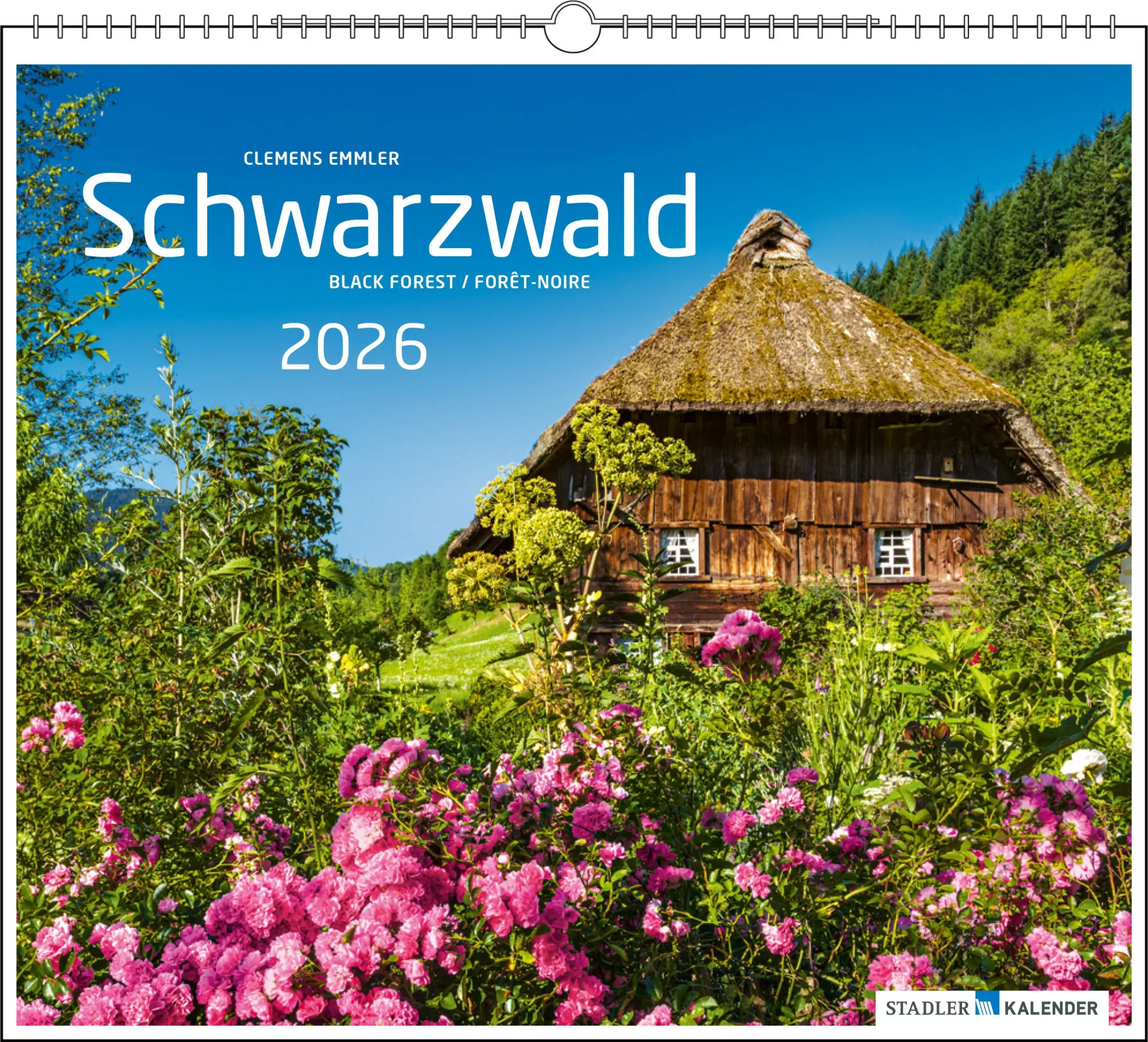 Cover: 9783861925156 | Schwarzwald 2026 | Clemens Emmler | Kalender | Spiralbindung | XIII