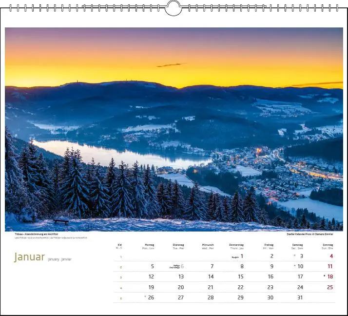 Bild: 9783861925156 | Schwarzwald 2026 | Clemens Emmler | Kalender | Spiralbindung | XIII