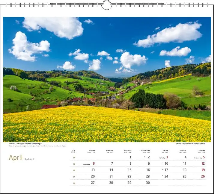 Bild: 9783861925156 | Schwarzwald 2026 | Clemens Emmler | Kalender | Spiralbindung | XIII