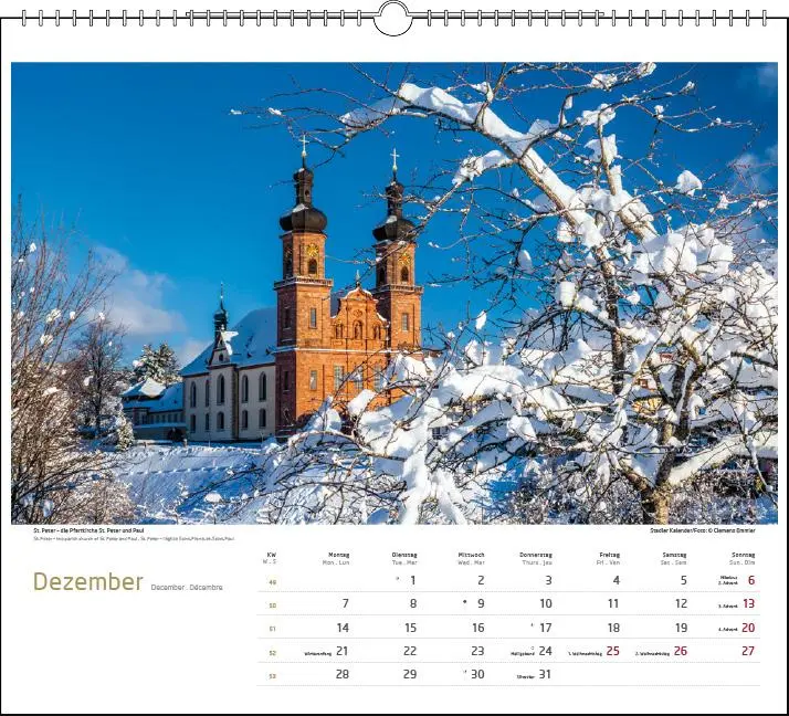 Bild: 9783861925156 | Schwarzwald 2026 | Clemens Emmler | Kalender | Spiralbindung | XIII