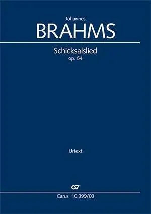 Cover: 9790007145156 | Schicksalslied (Klavierauszug) | op. 54,1871 | Johannes Brahms | Buch