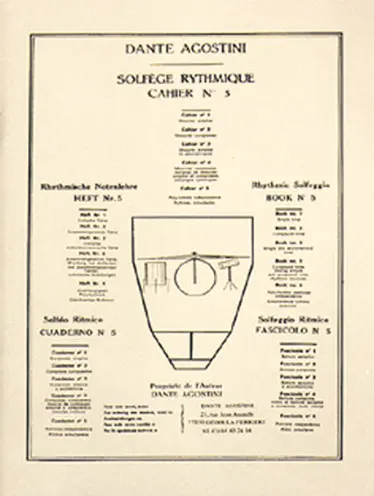 Cover: 9790707005156 | AGOSTINI, D: SOLFEGE RYTHMIQUE VOLUME 5 DRUMS | DANTE AGOSTINI | Buch