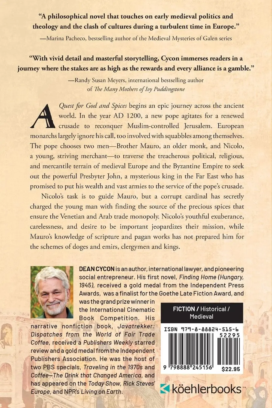 Rückseite: 9798888245156 | A Quest for God and Spices | Dean Cycon | Taschenbuch | Englisch