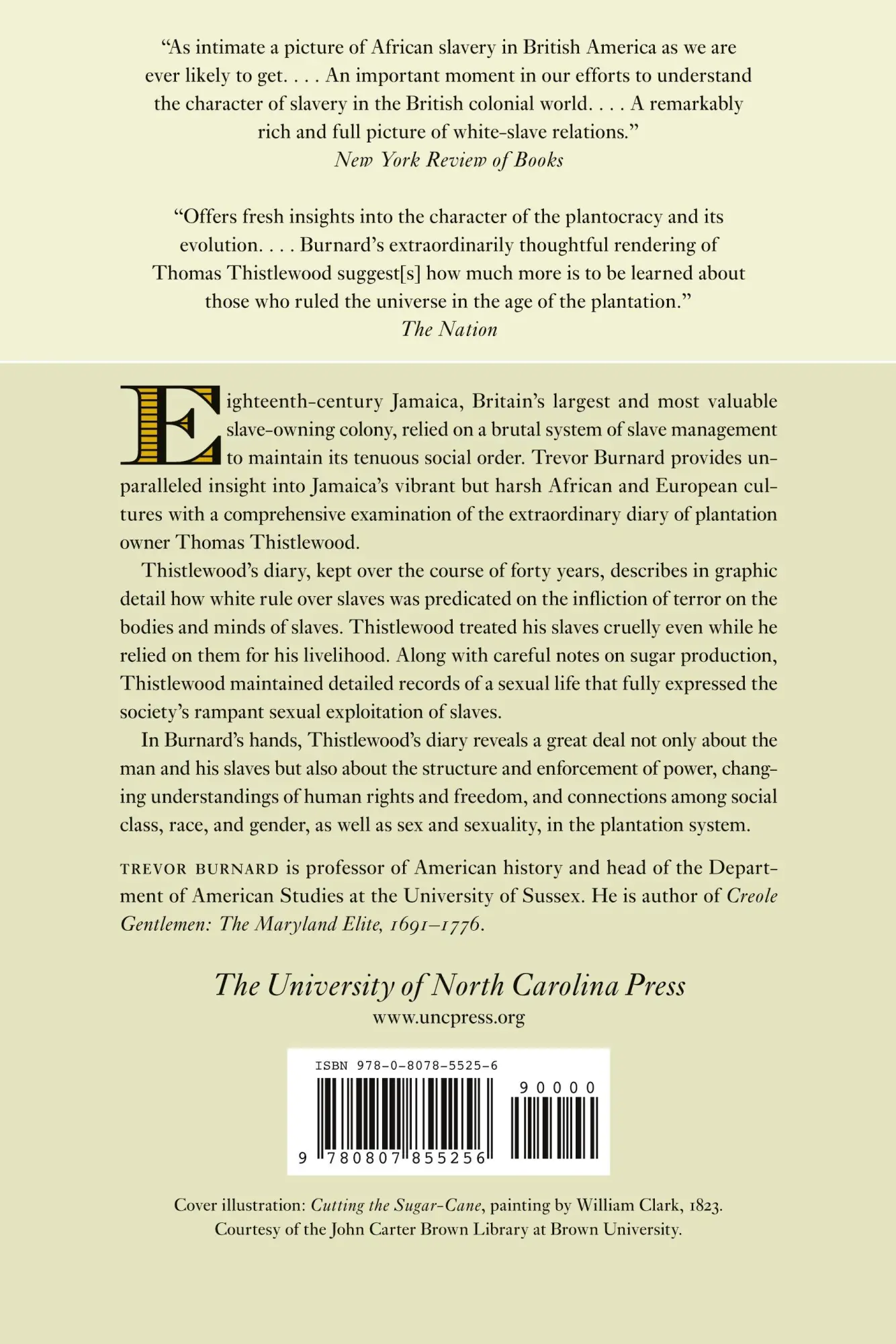 Rückseite: 9780807855256 | Mastery, Tyranny, and Desire | Trevor Burnard | Taschenbuch | Englisch