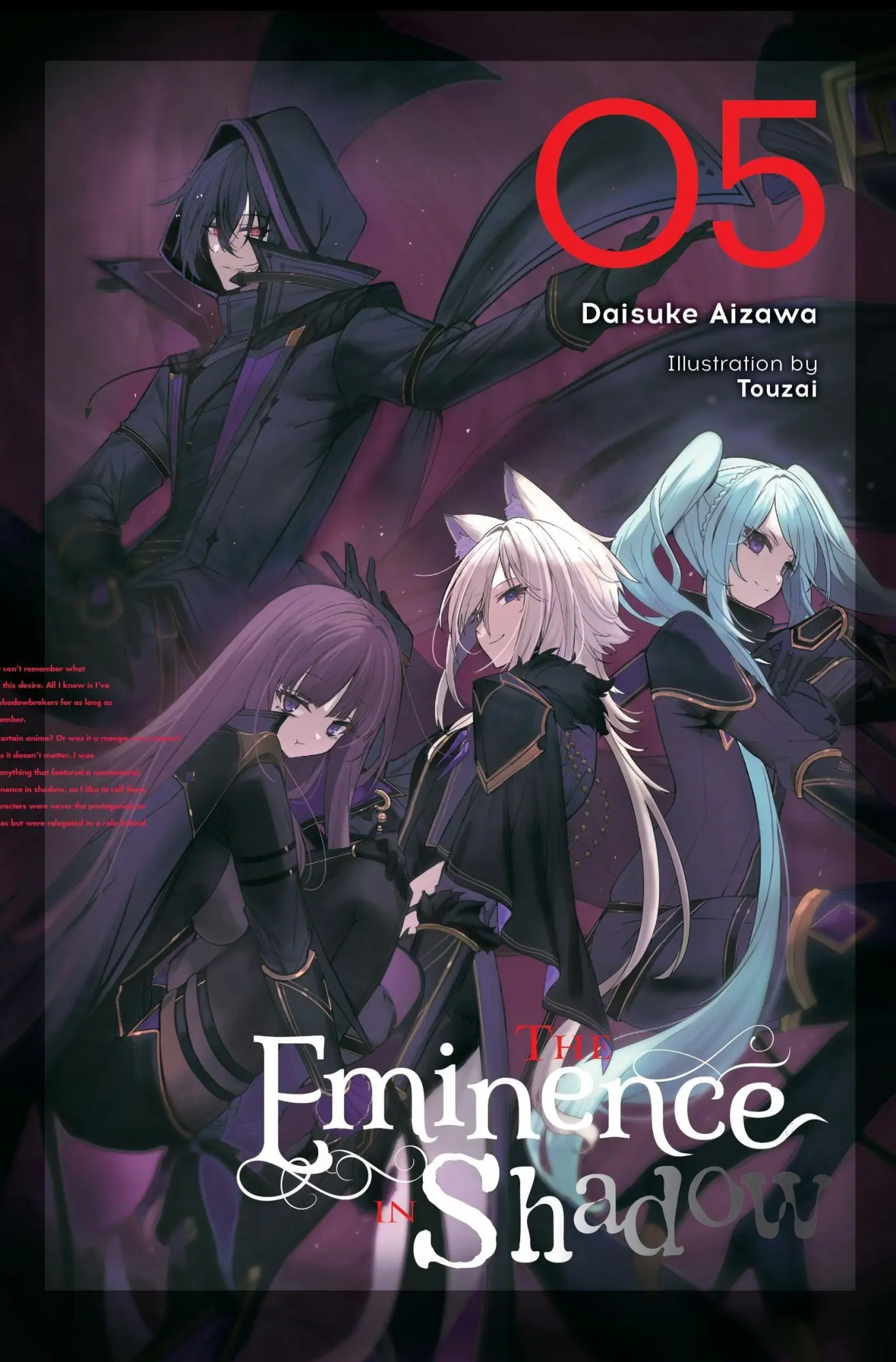 Cover: 9781975375256 | The Eminence in Shadow, Vol. 5 (light novel) | Daisuke Aizawa (u. a.)
