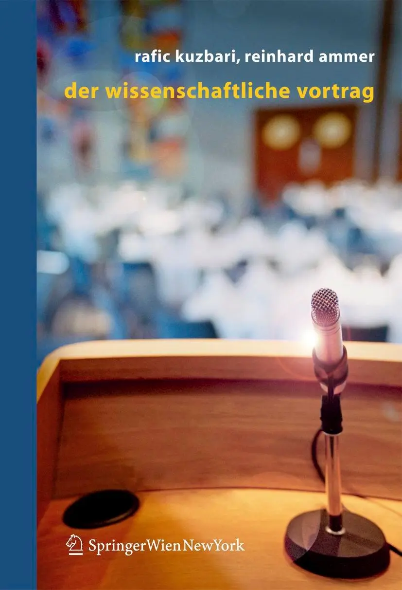 Cover: 9783211235256 | Der wissenschaftliche Vortrag | Reinhard Ammer (u. a.) | Taschenbuch