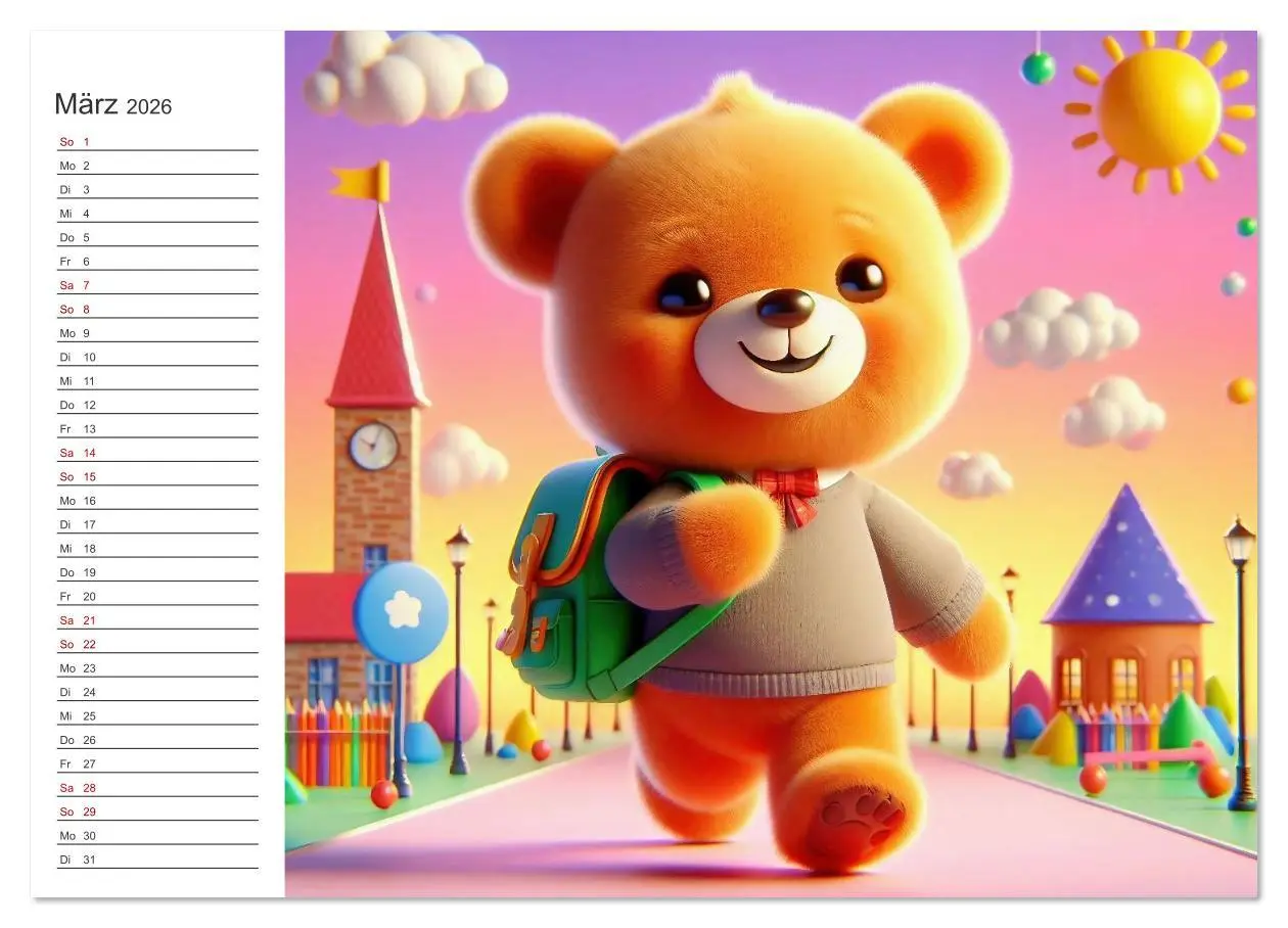 Bild: 9783516635256 | Knuddel und Kuschel (hochwertiger Premium Wandkalender 2026 DIN A2...