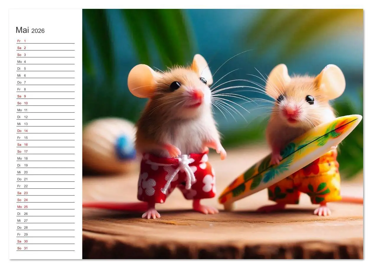Bild: 9783516635256 | Knuddel und Kuschel (hochwertiger Premium Wandkalender 2026 DIN A2...