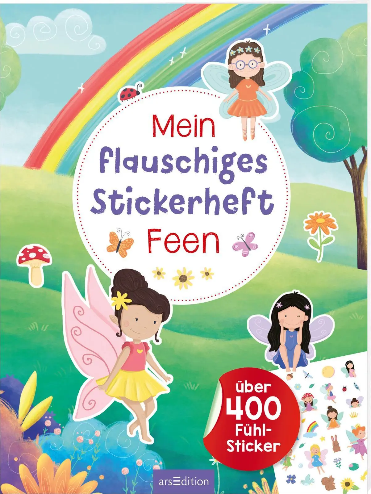 Cover: 9783845865256 | Mein flauschiges Stickerheft - Feen | Über 400 Fühl-Sticker | Dietz