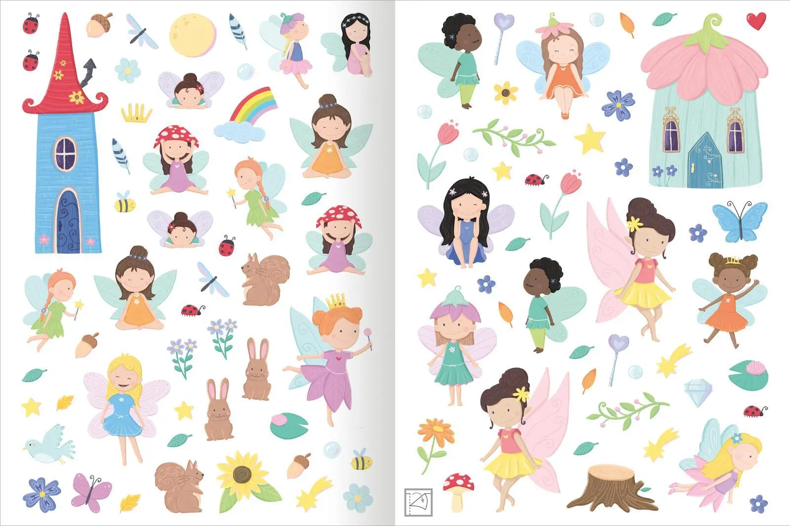 Bild: 9783845865256 | Mein flauschiges Stickerheft - Feen | Über 400 Fühl-Sticker | Dietz