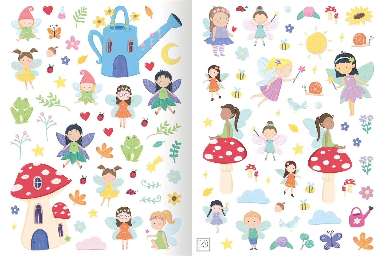 Bild: 9783845865256 | Mein flauschiges Stickerheft - Feen | Über 400 Fühl-Sticker | Dietz