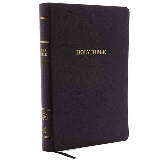 Cover: 9780785215356 | KJV, Reference Bible, Giant Print, Bonded Leather, Black, Red...