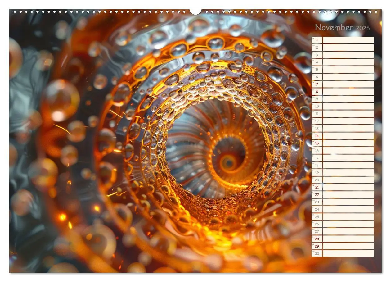 Bild: 9783457395356 | Elegante Wunderwelten (Wandkalender 2026 DIN A2 quer), CALVENDO...
