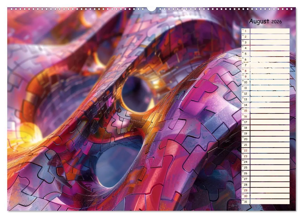 Bild: 9783457395356 | Elegante Wunderwelten (Wandkalender 2026 DIN A2 quer), CALVENDO...