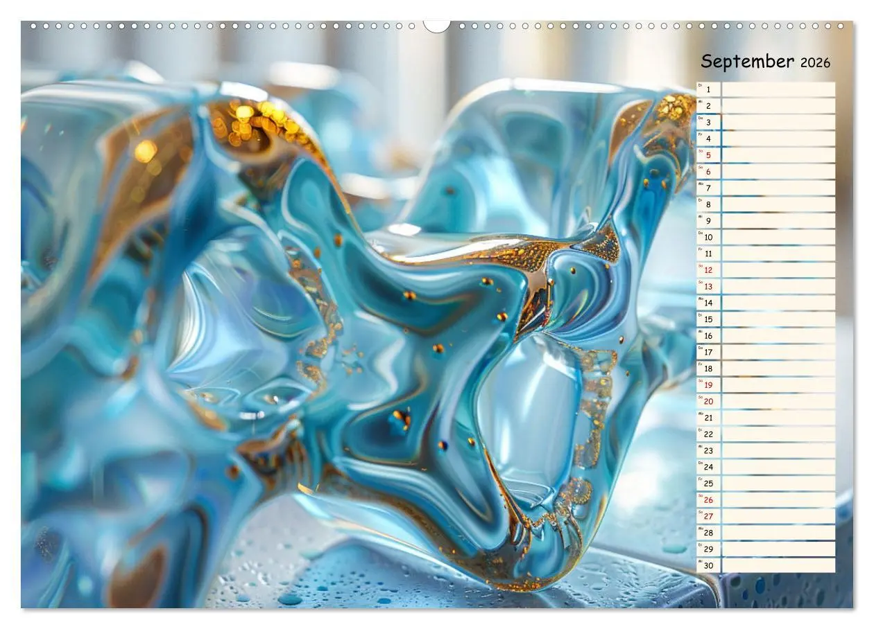 Bild: 9783457395356 | Elegante Wunderwelten (Wandkalender 2026 DIN A2 quer), CALVENDO...