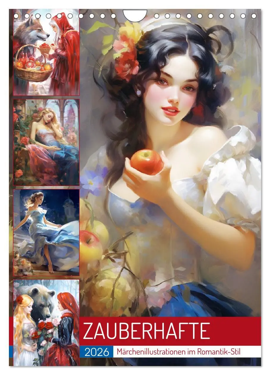 Cover: 9783516315356 | Zauberhafte Märchenillustrationen im Romantik-Stil (Wandkalender...