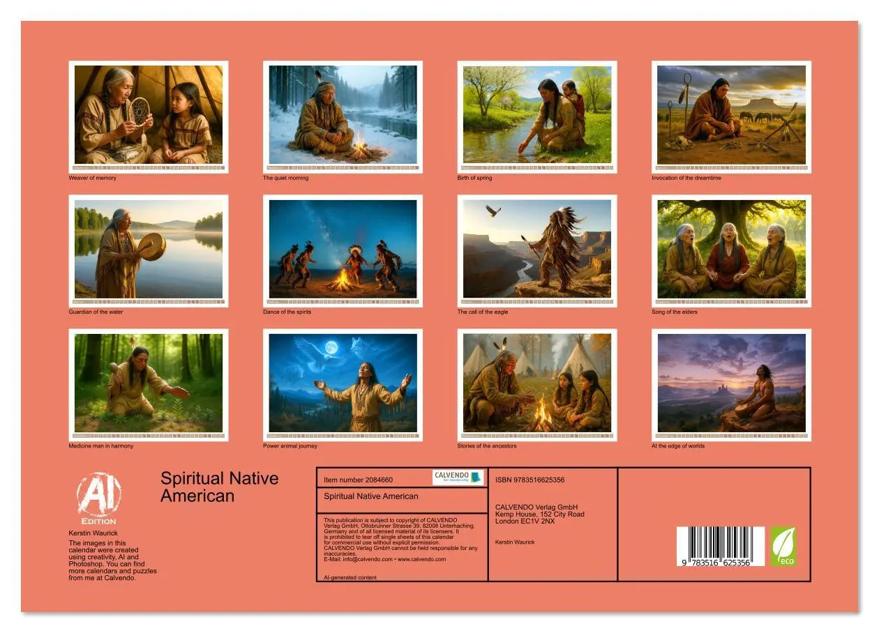 Bild: 9783516625356 | Spiritual Native American (Wall Calendar 2026 DIN A3 landscape),...