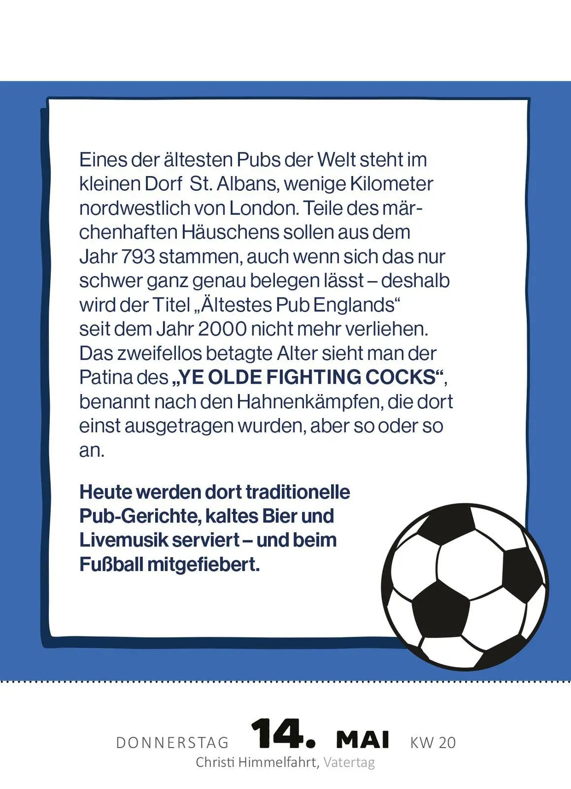 Bild: 4014489135456 | Abreißkalender Mach's wie Ted, sei ein Goldfisch 2026 | Kalender