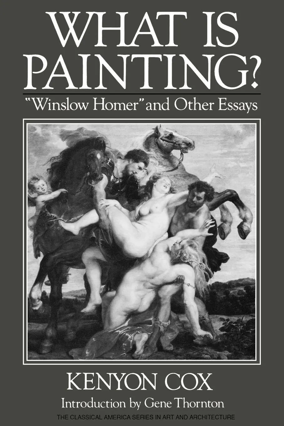 Cover: 9780393305456 | What Is Painting? | Winslow Homer and Other Essays | Kenyon Cox | Buch