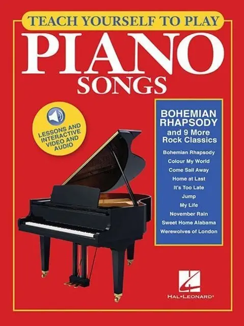 Cover: 9781495035456 | Teach Yourself to Play Piano Songs: Bohemian Rhapsody &amp; 9 More Rock...