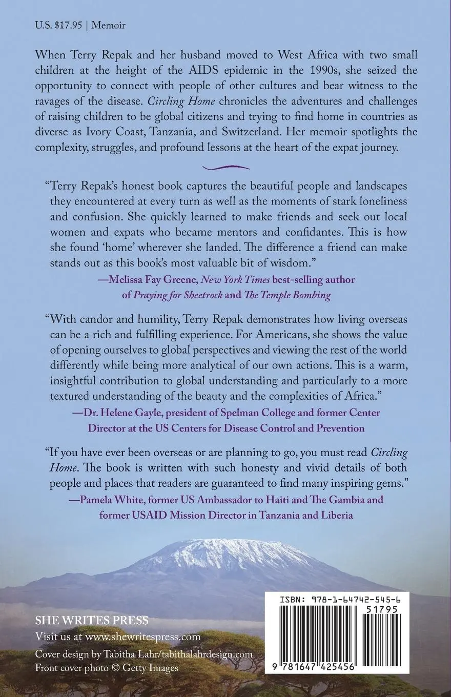 Rückseite: 9781647425456 | Circling Home | What I Learned by Living Elsewhere | Terry A. Repak