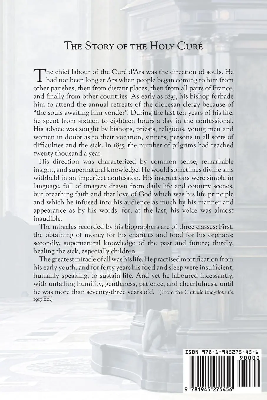 Rückseite: 9781945275456 | The Curé d'Ars | Msgr. François Trochu | Taschenbuch | Englisch | 2018