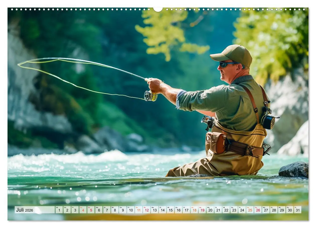 Bild: 9783457455456 | Angeln und Fischen Impressionen (Wandkalender 2026 DIN A2 quer),...