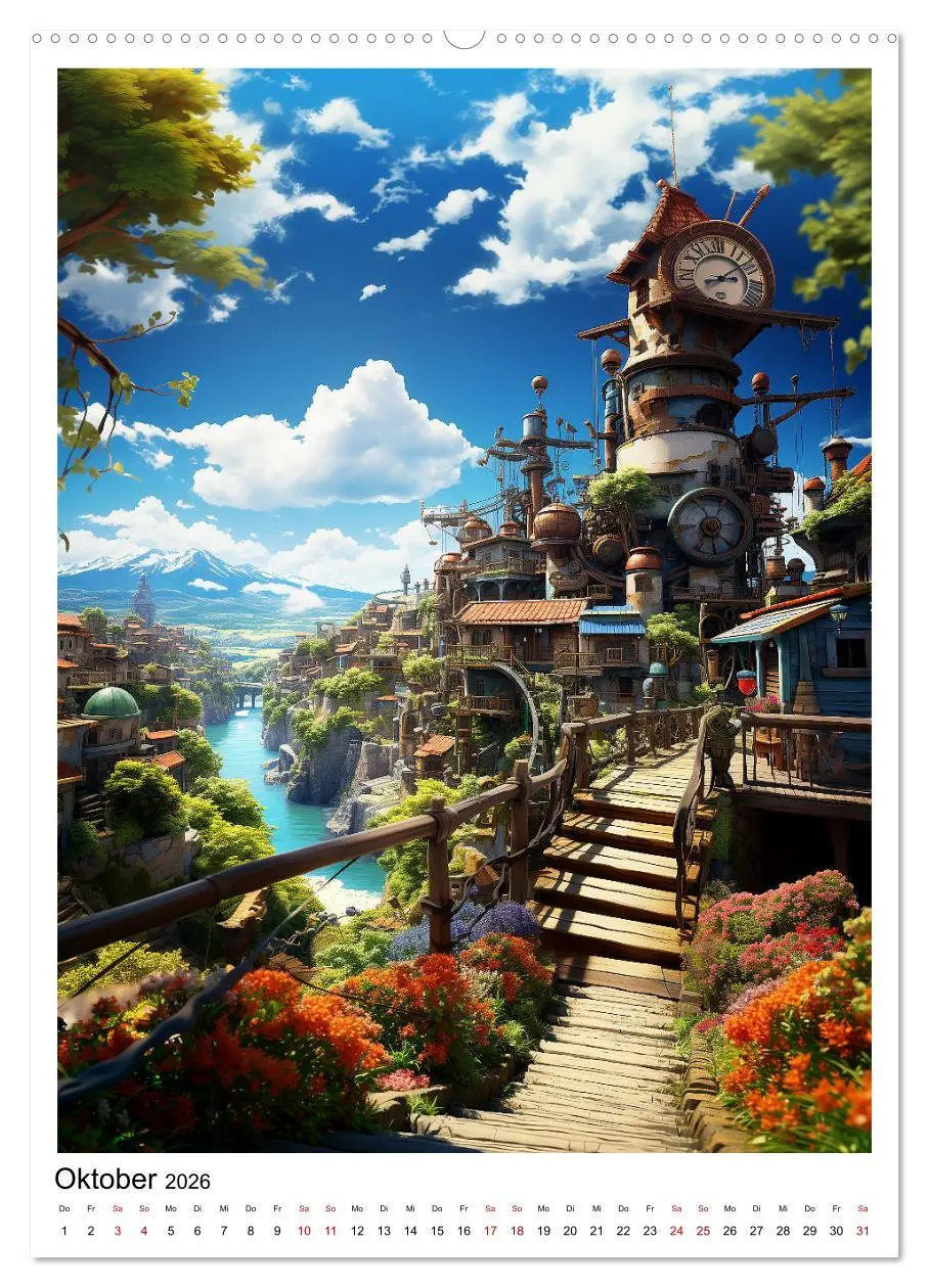 Bild: 9783516305456 | Anime Augenschmaus (hochwertiger Premium Wandkalender 2026 DIN A2...