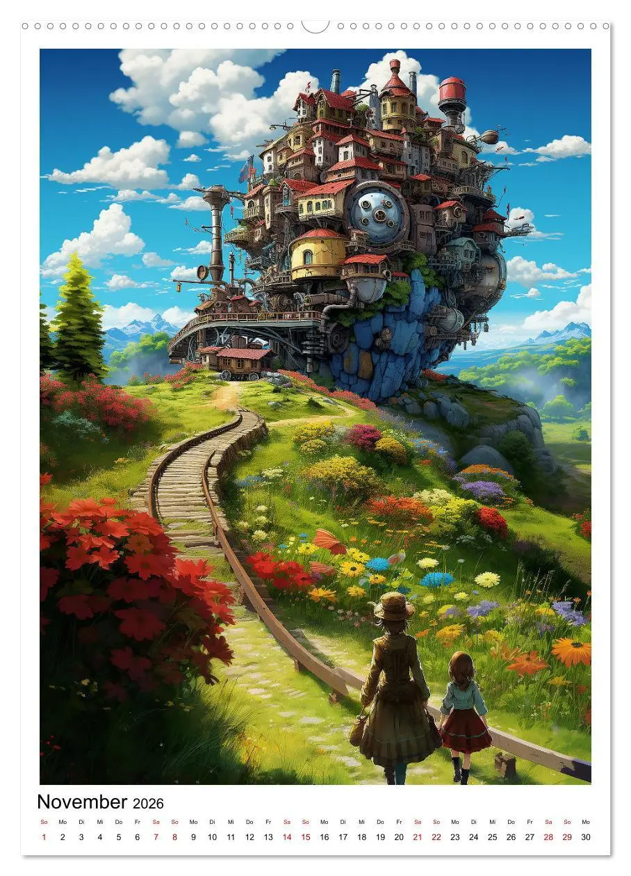 Bild: 9783516305456 | Anime Augenschmaus (hochwertiger Premium Wandkalender 2026 DIN A2...