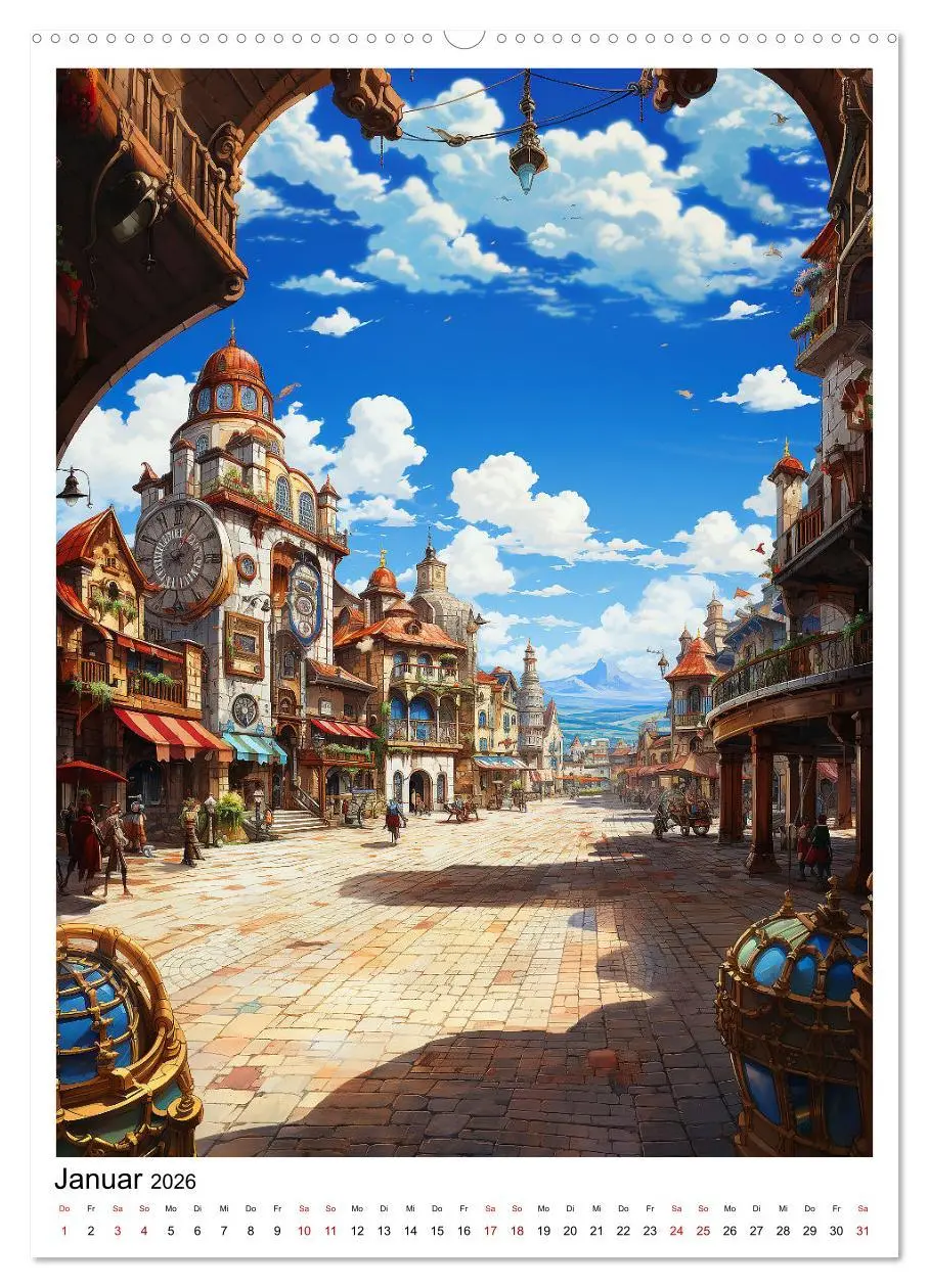 Bild: 9783516305456 | Anime Augenschmaus (hochwertiger Premium Wandkalender 2026 DIN A2...