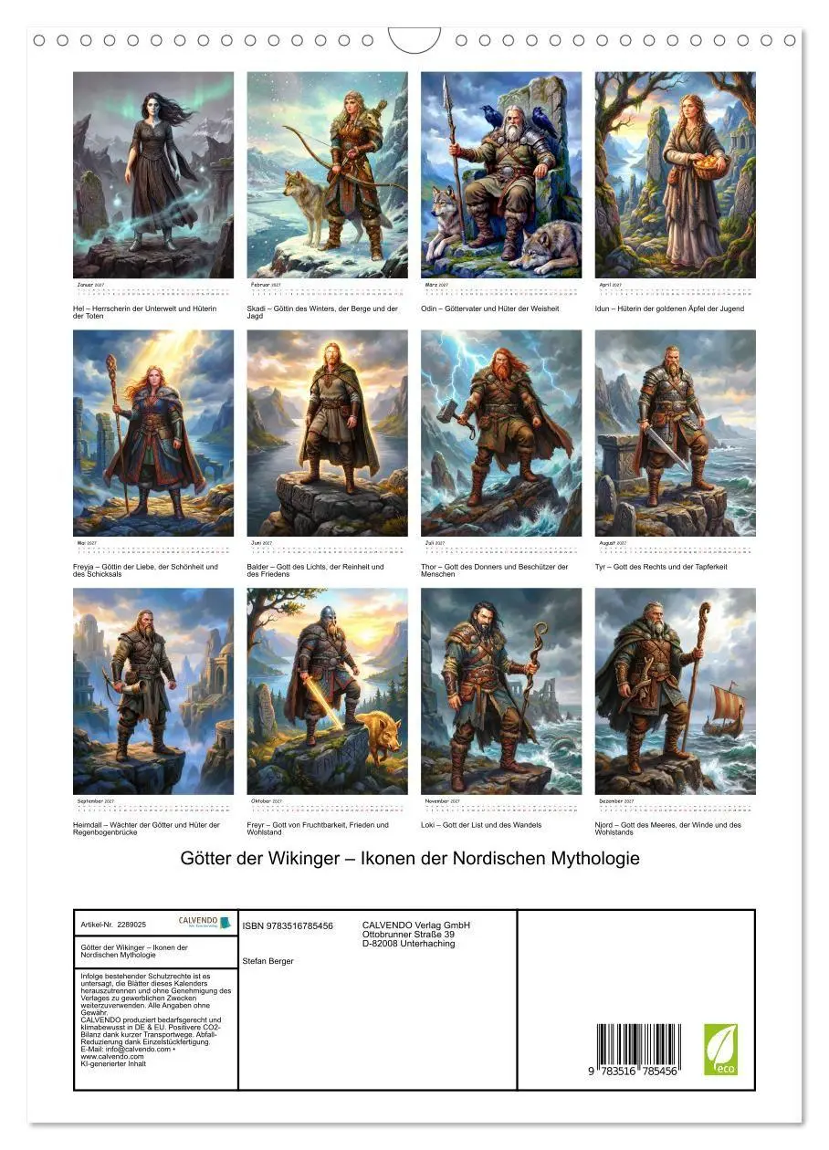 Bild: 9783516785456 | Götter der Wikinger - Ikonen der Nordischen Mythologie...