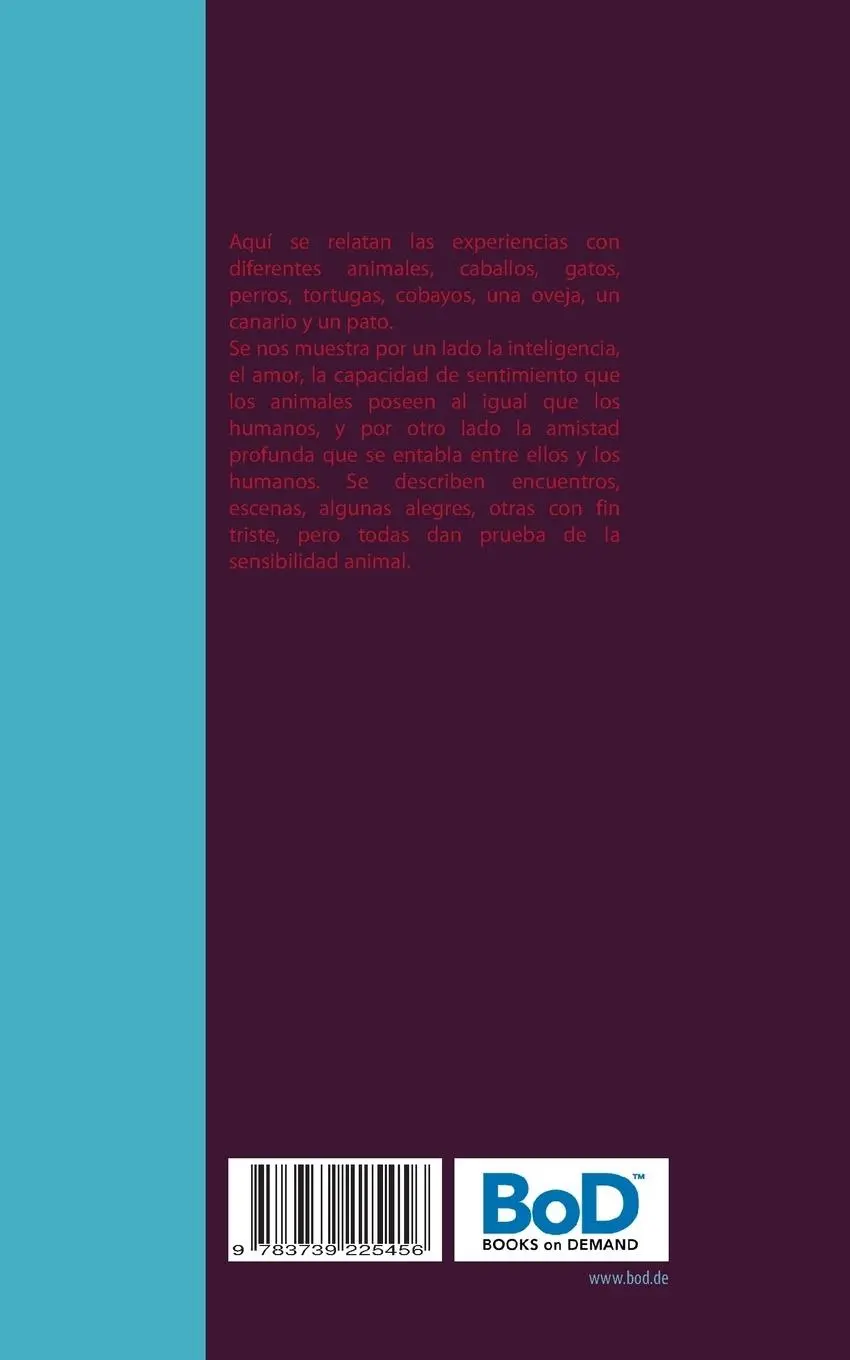 Rückseite: 9783739225456 | De seres queridos | Historias de animales | Ilse Hampe | Taschenbuch