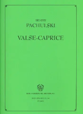 Cover: 9790206105456 | Valse-Caprice, op. 6 | Henryk Pachulski | Buch | EAN 9790206105456