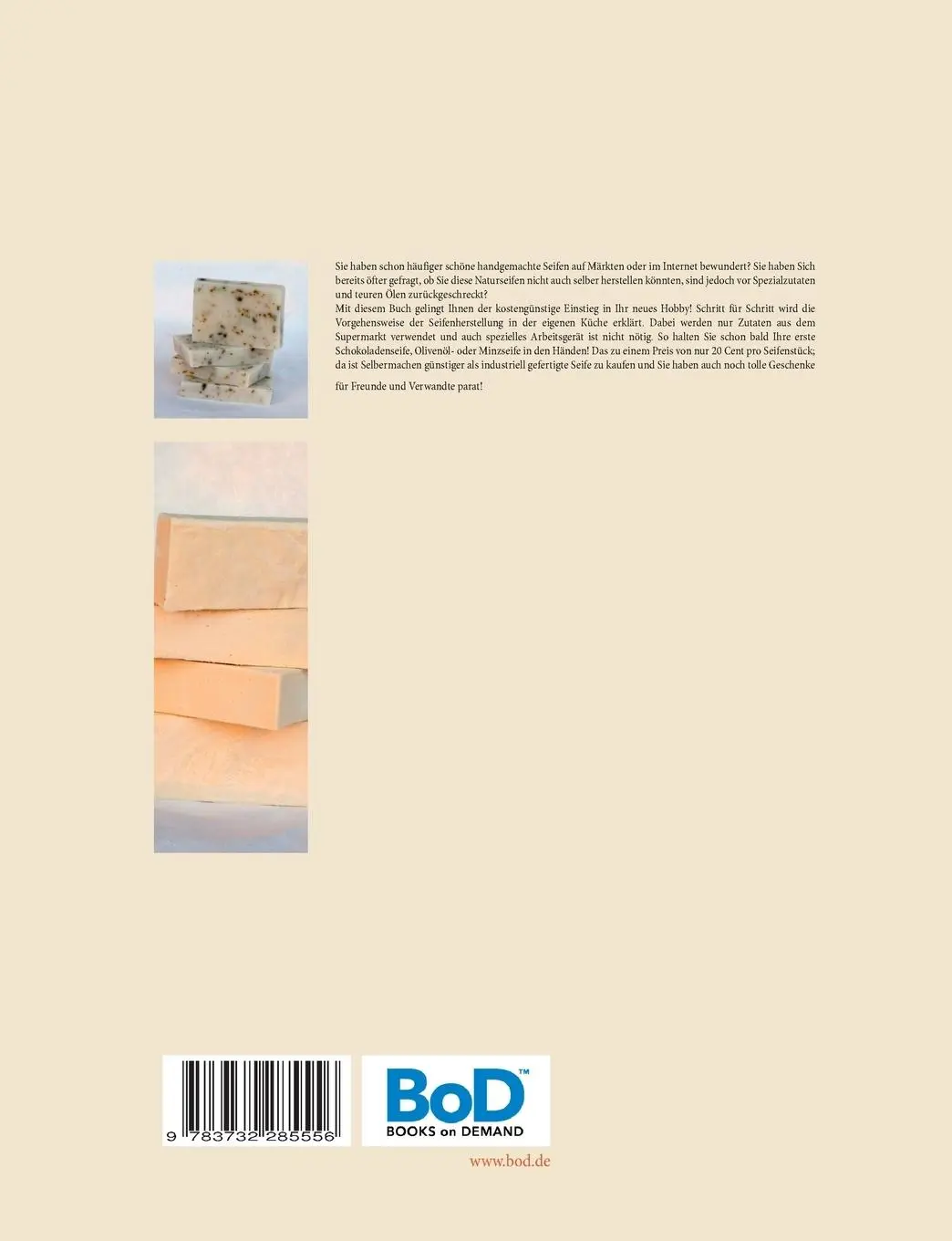 Rückseite: 9783732285556 | Seife sieden für Einsteiger | Sandra Cramm | Taschenbuch | 44 S.