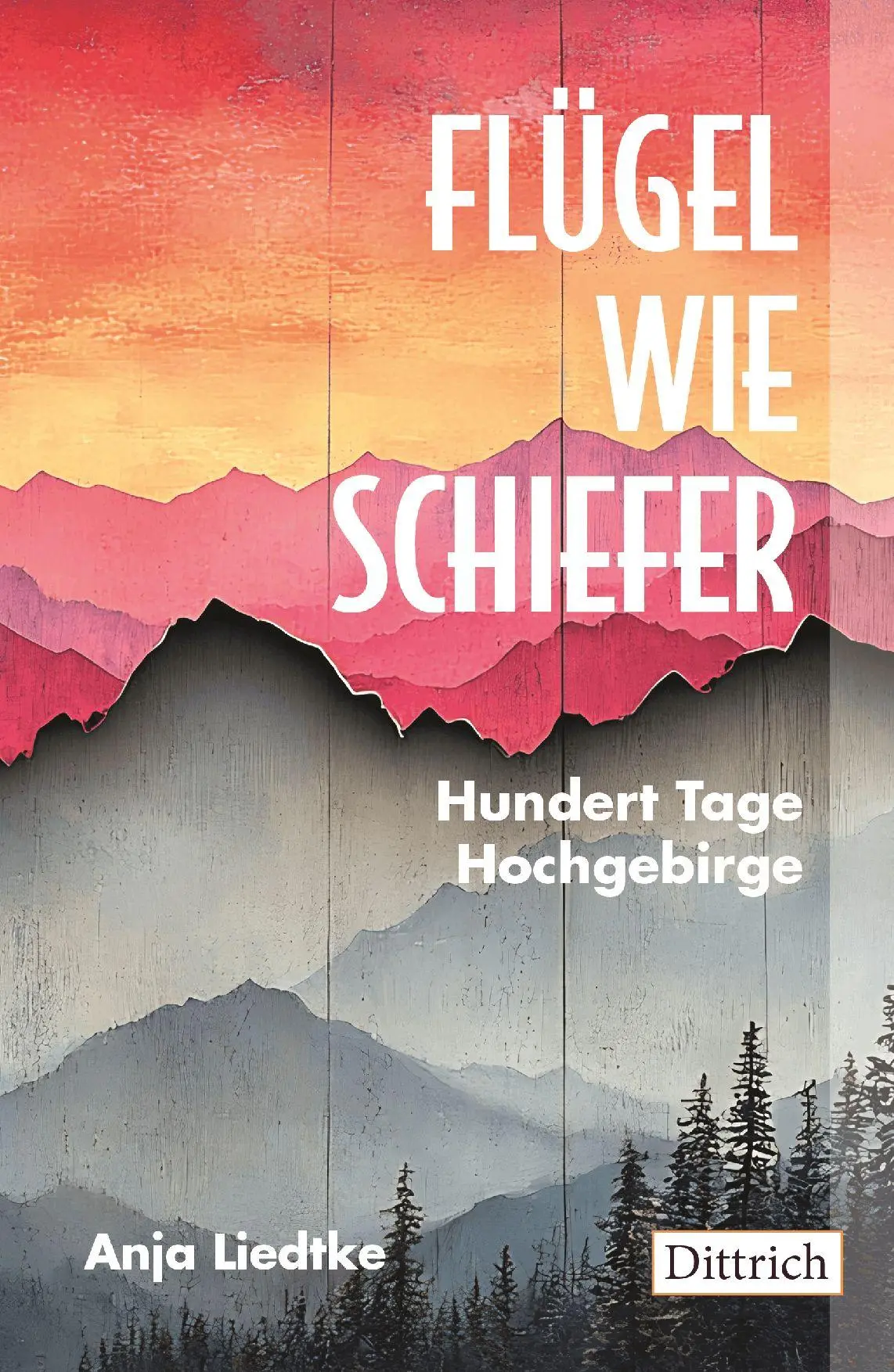 Cover: 9783912155556 | Flügel wie Schiefer | Hundert Tage Hochgebirge | Anja Liedtke | Buch