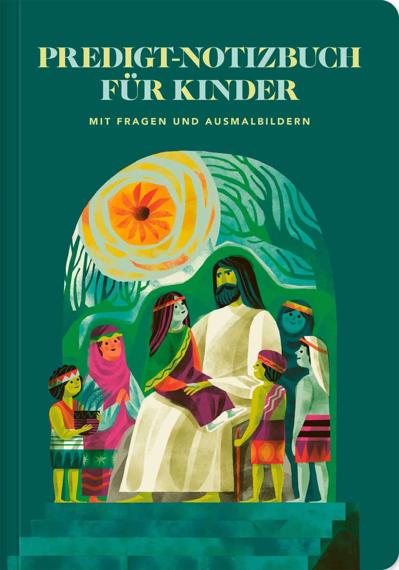 Cover: 9783986655556 | Predigt-Notizbuch für Kinder | Mit Fragen und Ausmalbildern | Medien