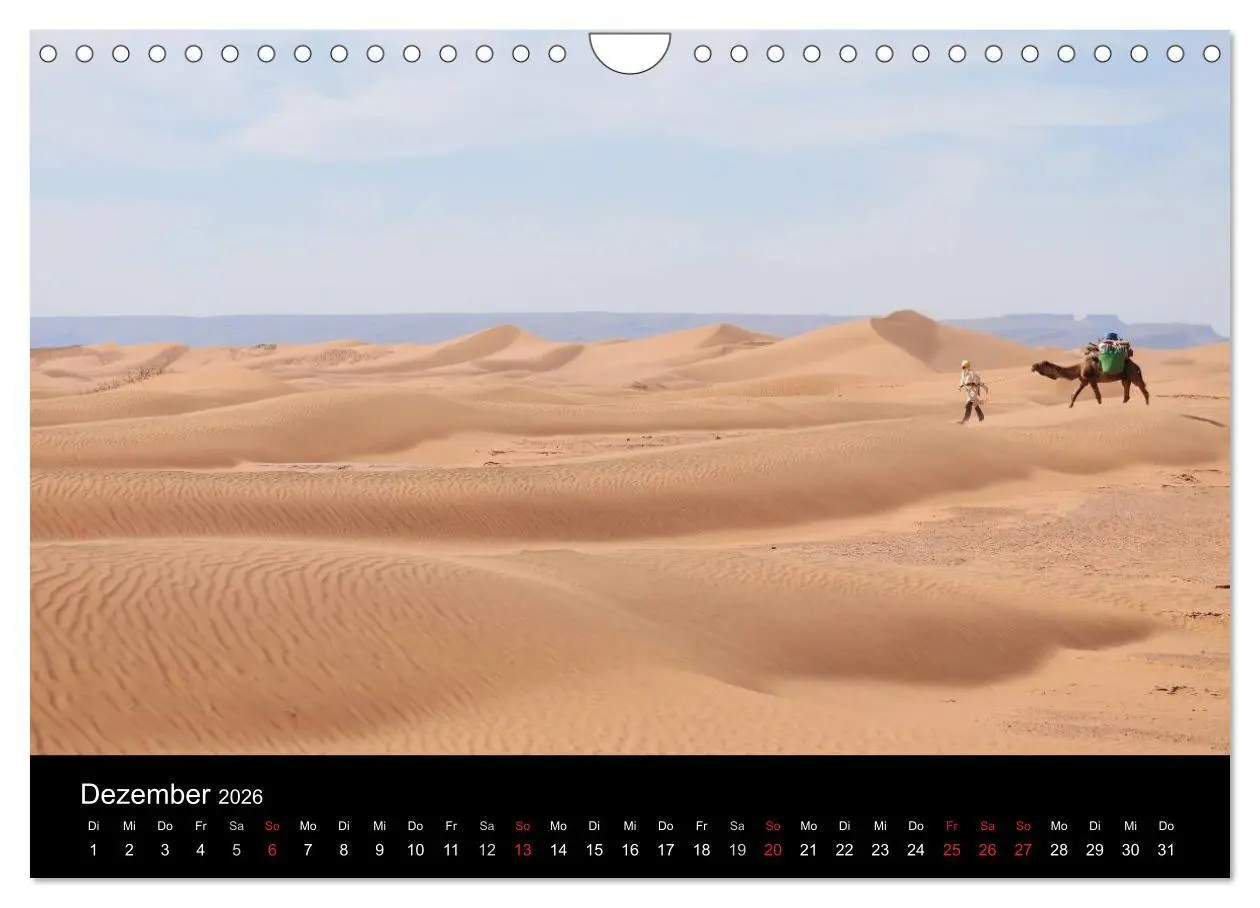 Bild: 9783516215656 | Marokko 2026 (Wandkalender 2026 DIN A4 quer), CALVENDO Monatskalender