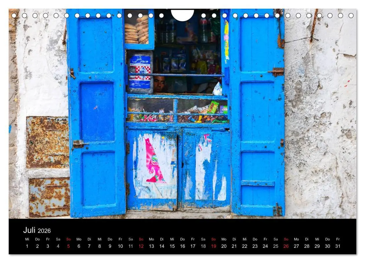 Bild: 9783516215656 | Marokko 2026 (Wandkalender 2026 DIN A4 quer), CALVENDO Monatskalender