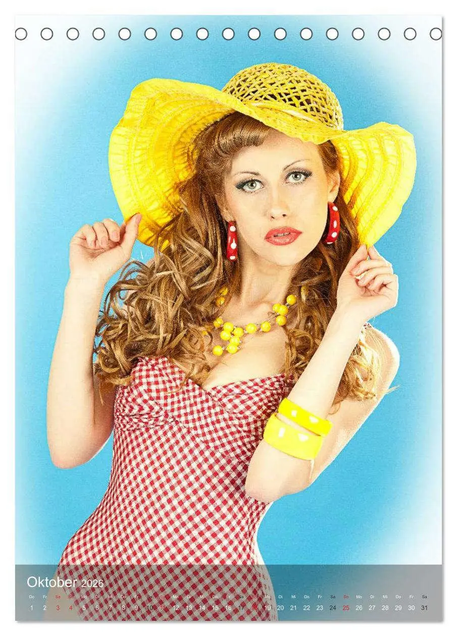 Bild: 9783516455656 | Pin-up-Girls - Sexy, kess und kokett (Tischkalender 2026 DIN A5...