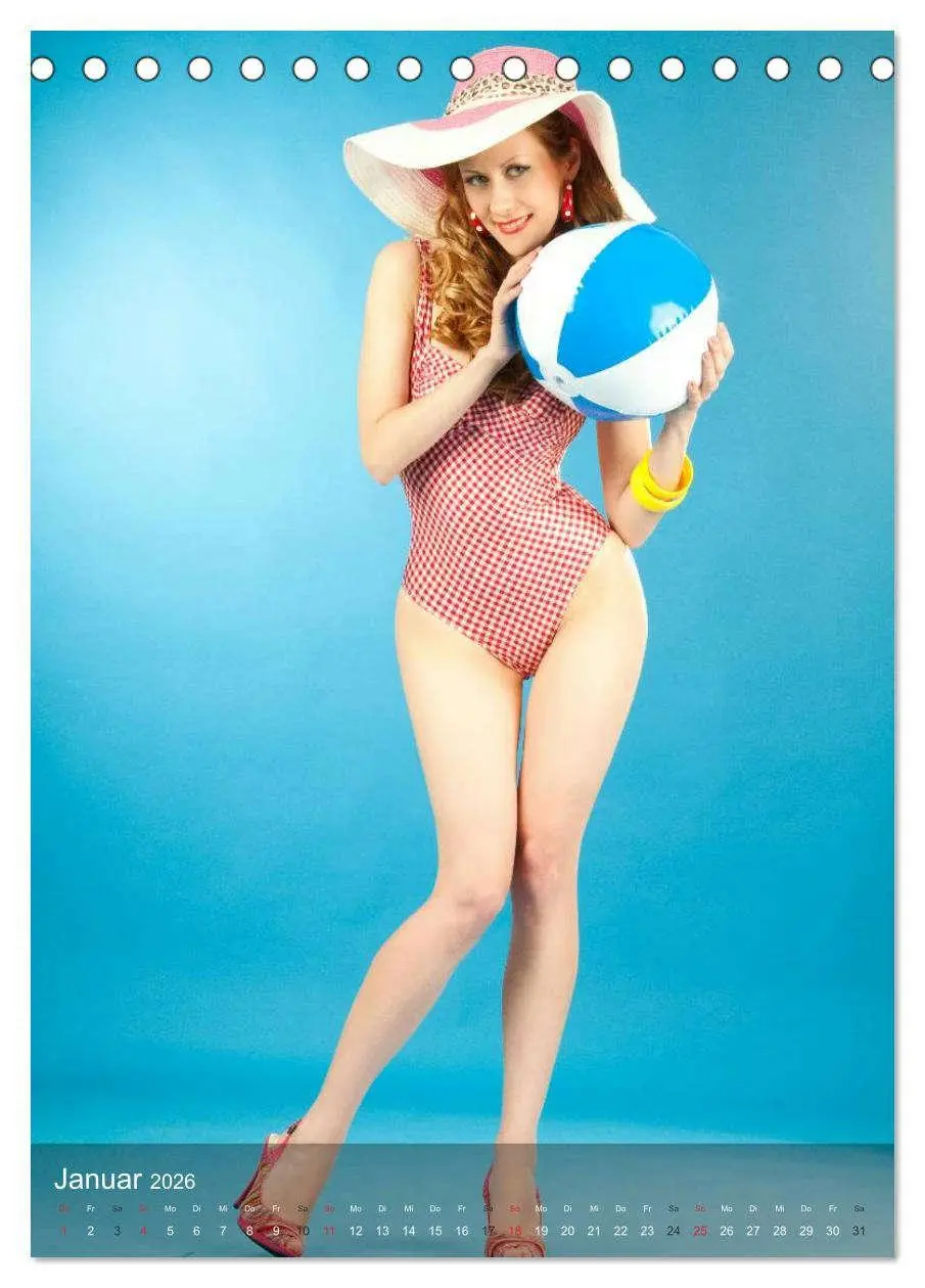 Bild: 9783516455656 | Pin-up-Girls - Sexy, kess und kokett (Tischkalender 2026 DIN A5...