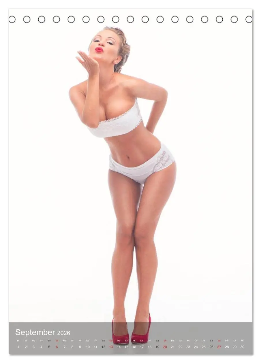 Bild: 9783516455656 | Pin-up-Girls - Sexy, kess und kokett (Tischkalender 2026 DIN A5...