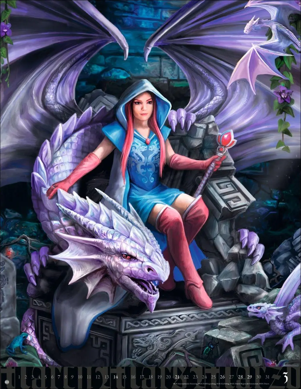 Bild: 9783756415656 | Anne Stokes: Mystic World Posterkalender 2027 | Anne Stokes | Kalender