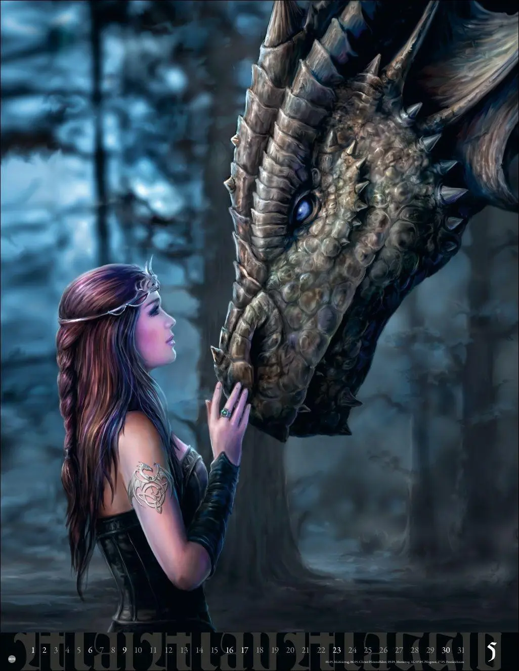 Bild: 9783756415656 | Anne Stokes: Mystic World Posterkalender 2027 | Anne Stokes | Kalender