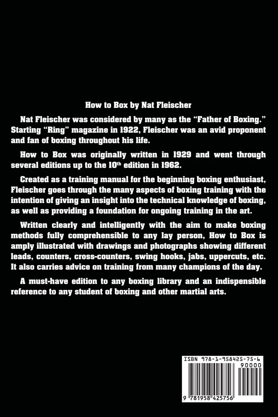 Rückseite: 9781958425756 | The Ring's How to Box | Nat Fleischer | Taschenbuch | Englisch | 2023