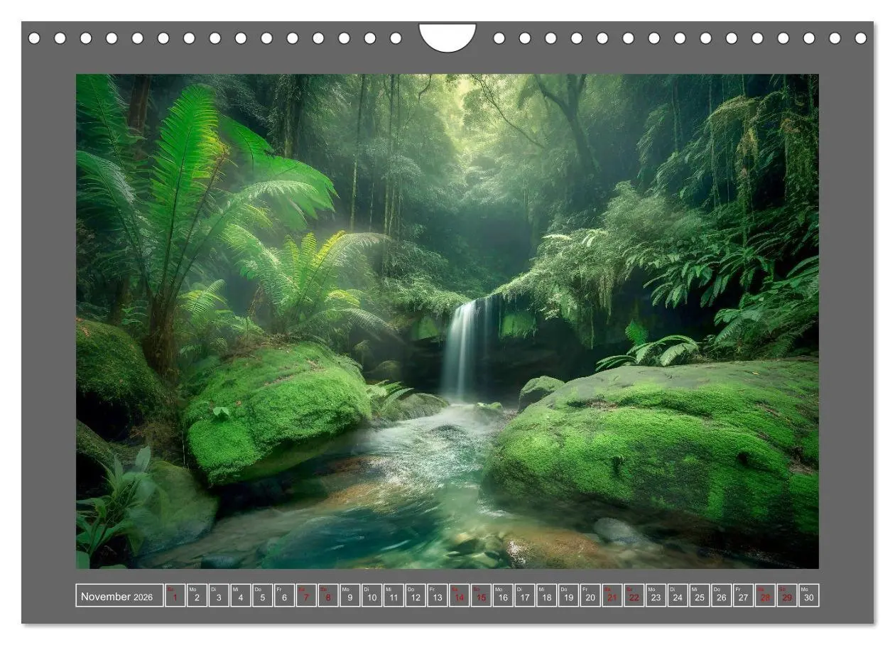 Bild: 9783457355756 | Träumereien in Grün (Wandkalender 2026 DIN A4 quer), CALVENDO...