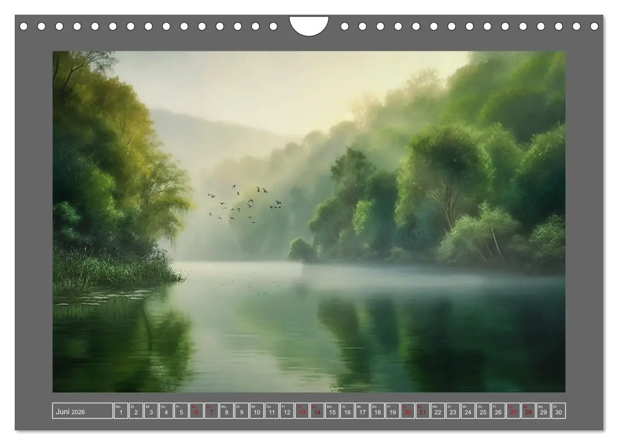 Bild: 9783457355756 | Träumereien in Grün (Wandkalender 2026 DIN A4 quer), CALVENDO...