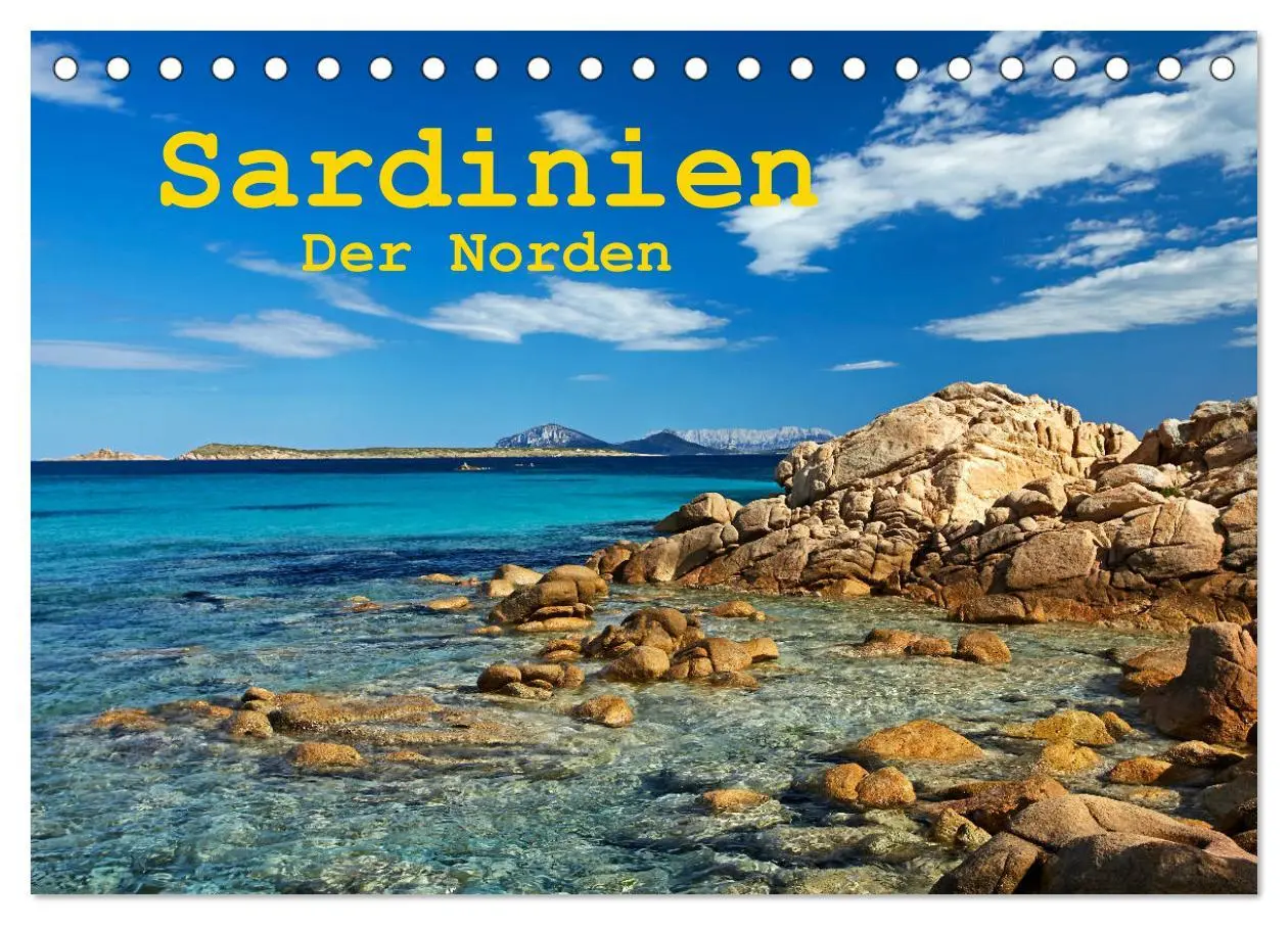 Cover: 9783457805756 | Sardinien - Der Norden (Tischkalender 2026 DIN A5 quer), CALVENDO...